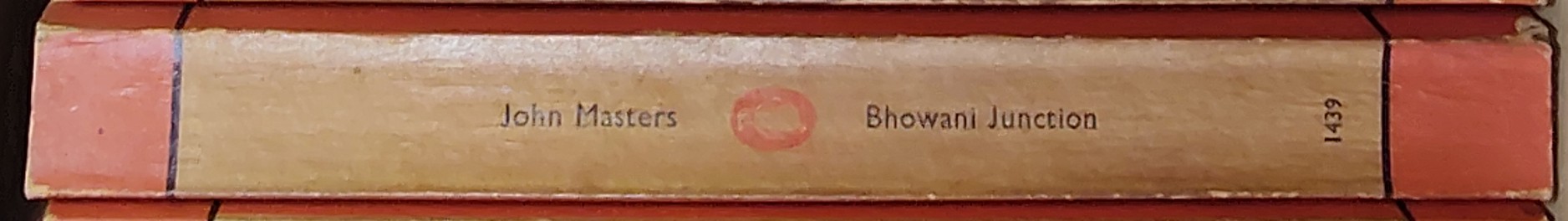 John Masters  BHOWANI JUNCTION spine of book image