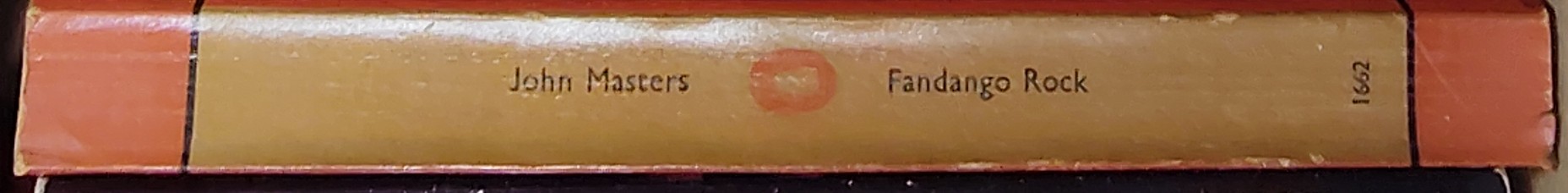 John Masters  FANDANGO ROCK spine of book image