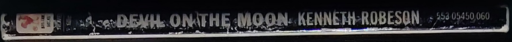 Kenneth Robeson  DOC SAVAGE: DEVIL ON THE MOON spine of book image