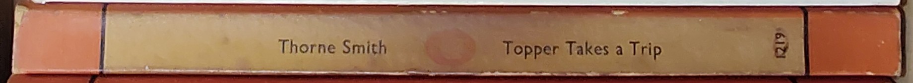 Thorne Smith  TOPPER TAKES A TRIP spine of book image