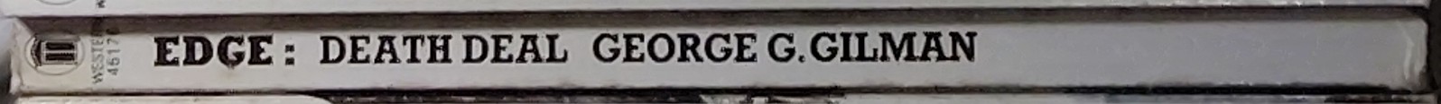 George G. Gilman  EDGE 35: DEATH DEAL spine of book image