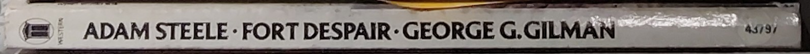 George G. Gilman  ADAM STEELE 23: FORT DESPAIR spine of book image