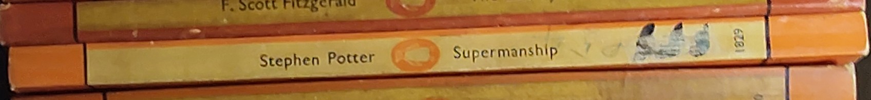 Stephen Potter  SUPERMANSHIP spine of book image