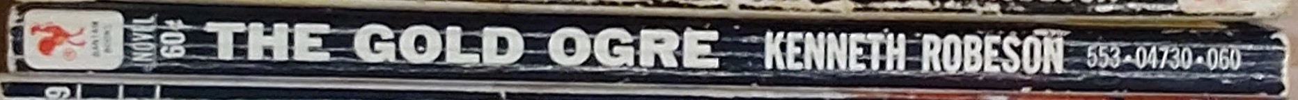 Kenneth Robeson  DOC SAVAGE: THE GOLD OGRE spine of book image