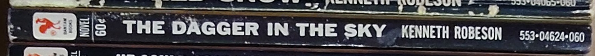 Kenneth Robeson  DOC SAVAGE: THE DAGGER IN THE SKY spine of book image