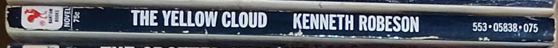 Kenneth Robeson  DOC SAVAGE: THE YELLOW CLOUD spine of book image