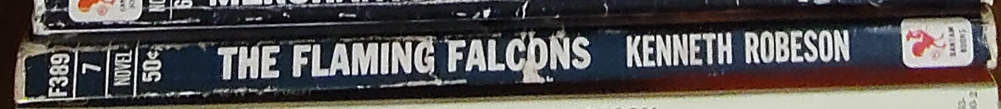 Kenneth Robeson  DOC SAVAGE: THE FLAMING FALCONS spine of book image