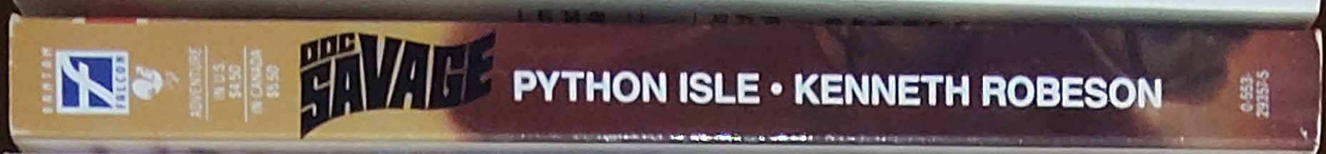 Kenneth Robeson  DOC SAVAGE: PYTHON ISLE spine of book image