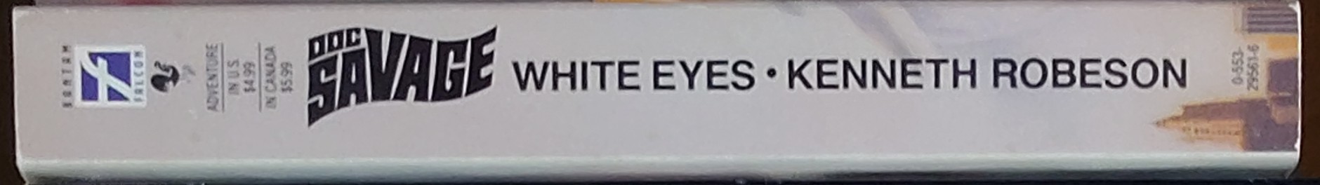 Kenneth Robeson  DOC SAVAGE: WHITE EYES spine of book image