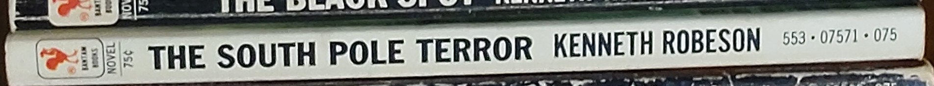 Kenneth Robeson  DOC SAVAGE: THE SOUTH POLE TERROR spine of book image