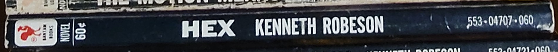 Kenneth Robeson  DOC SAVAGE: HEX spine of book image