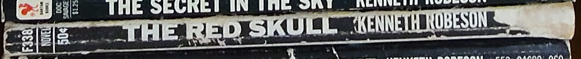 Kenneth Robeson  DOC SAVAGE: THE RED SKULL spine of book image