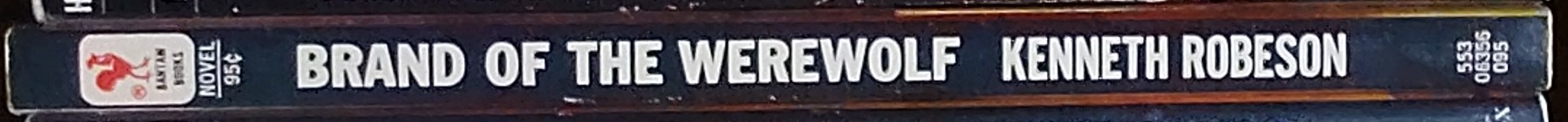 Kenneth Robeson  DOC SAVAGE: BRAND OF THE WEREWOLF spine of book image