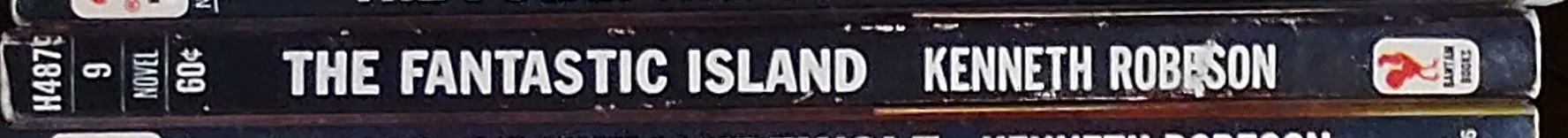 Kenneth Robeson  DOC SAVAGE: THE FANTASTIC ISLAND spine of book image