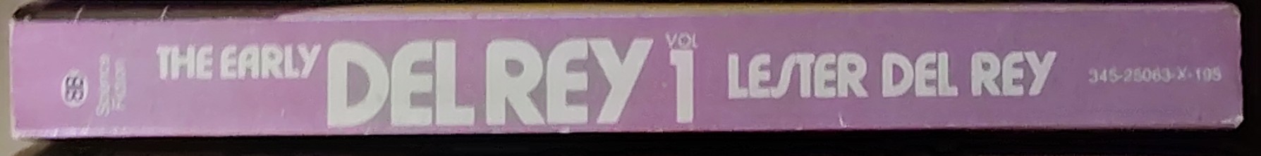 Lester del Rey  THE EARLY DEL REY (Volume 1) spine of book image