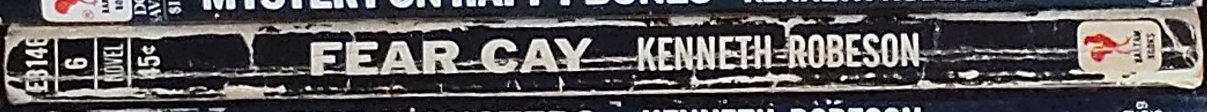 Kenneth Robeson  DOC SAVAGE: FEAR CAY spine of book image