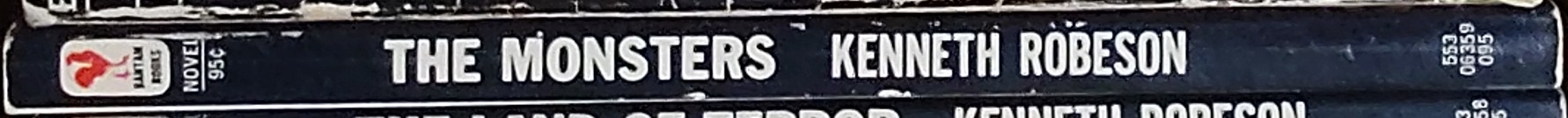 Kenneth Robeson  DOC SAVAGE: THE MONSTERS spine of book image