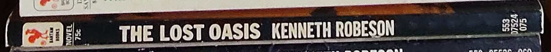 Kenneth Robeson  DOC SAVAGE: THE LOST OASIS spine of book image