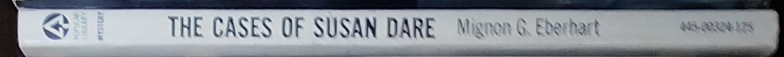 Mignon G. Eberhart  THE CASES OF SUSAN DARE spine of book image