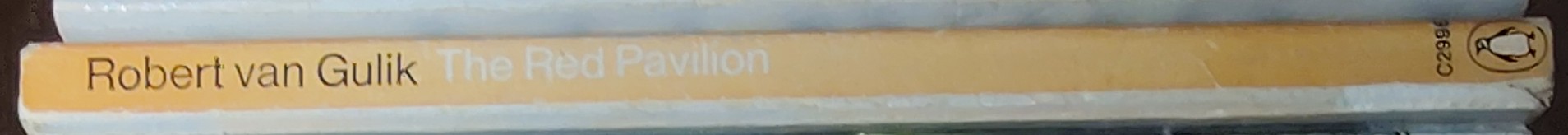 Robert van Gulik  THE RED PAVILION spine of book image