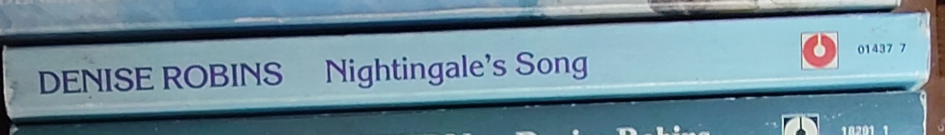 Denise Robins  NIGHTINGALE'S SONG spine of book image