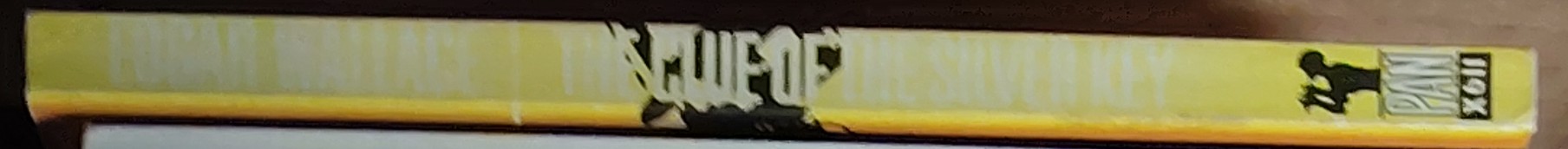 Edgar Wallace  THE CLUE OF THE SILVER KEY spine of book image