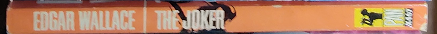 Edgar Wallace  THE JOKER spine of book image