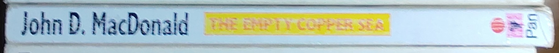 John D. MacDonald  THE EMPTY COPPER SEA spine of book image