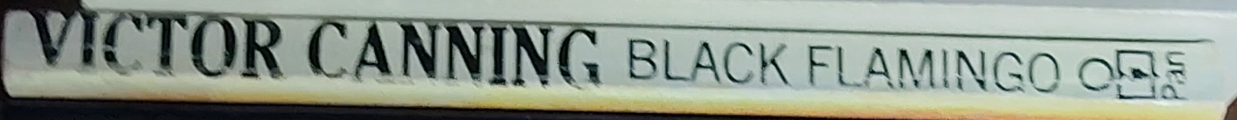 Victor Canning  BLACK FLAMINGO spine of book image