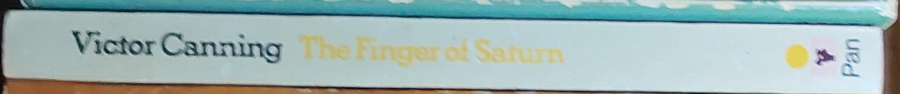 Victor Canning  THE FINGER OF SATURN spine of book image