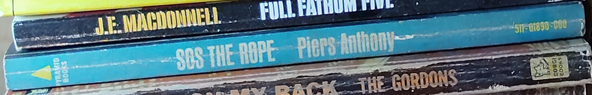 Piers Anthony  SOS THE ROPE spine of book image