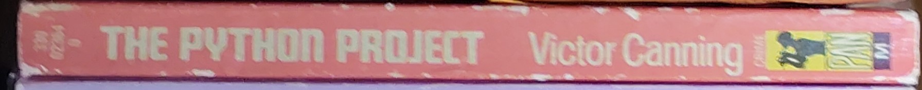 Victor Canning  THE PYTHON PROJECT spine of book image