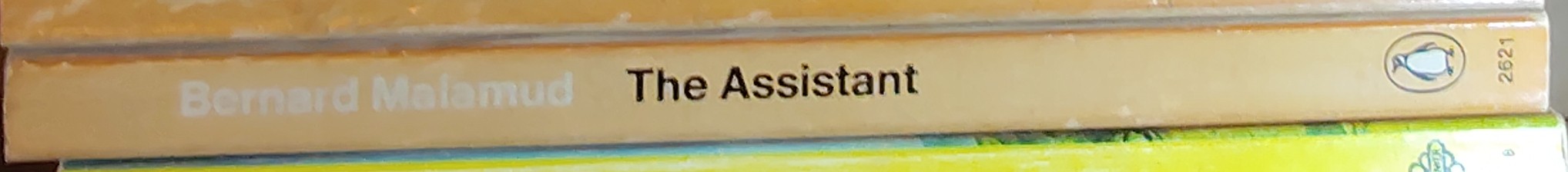 Bernard Malamud  THE ASSISTANT spine of book image