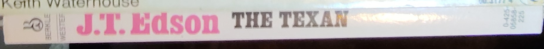 J.T. Edson  THE TEXAN spine of book image