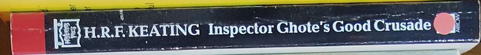 H.R.F. Keating  INSPECTOR GHOTE'S GOOD CRUSADE spine of book image