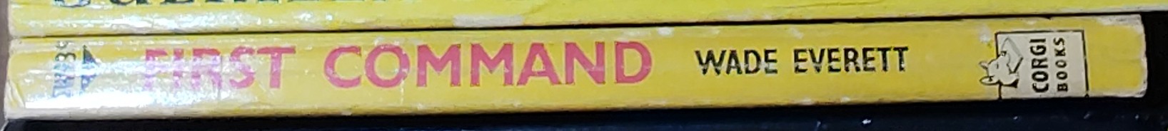Wade Everett  FIRST COMMAND spine of book image