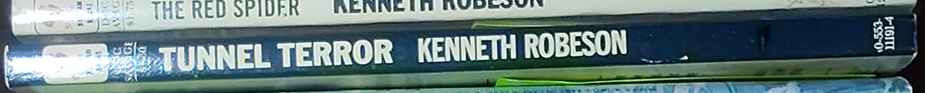 Kenneth Robeson  DOC SAVAGE: TUNNEL TERROR spine of book image