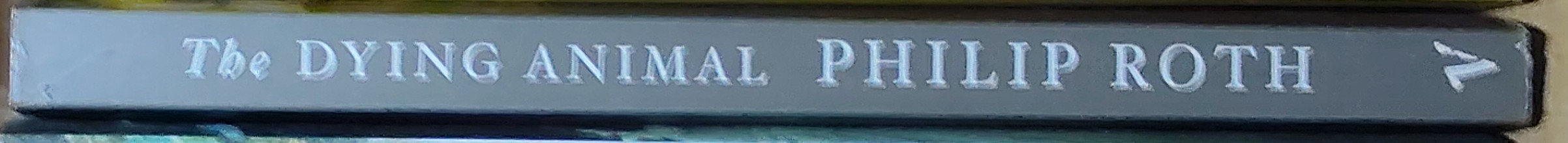 Philip Roth  THE DYING ANIMAL spine of book image