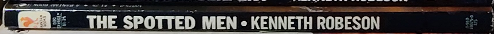 Kenneth Robeson  DOC SAVAGE: THE SPOTTED MEN spine of book image