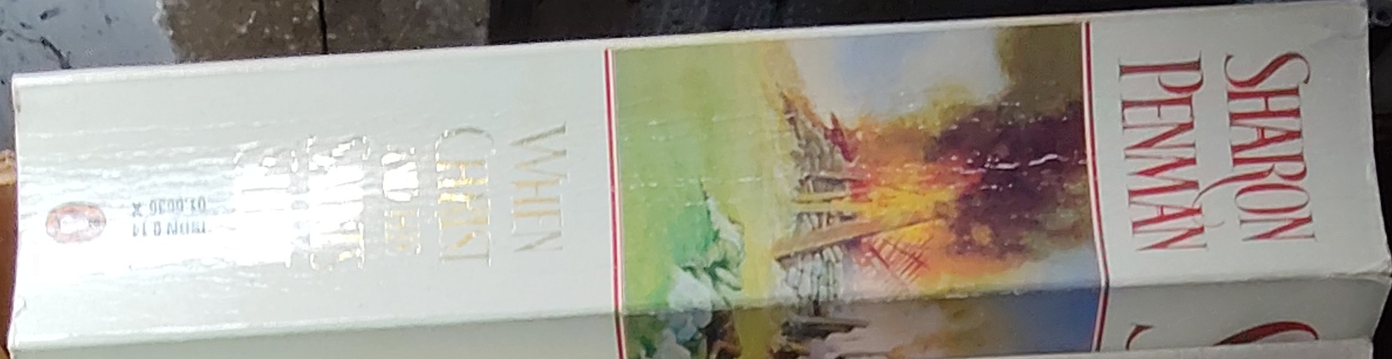 Sharon Penman  WHEN CHRIST AND HIS SAINTS SLEPT spine of book image