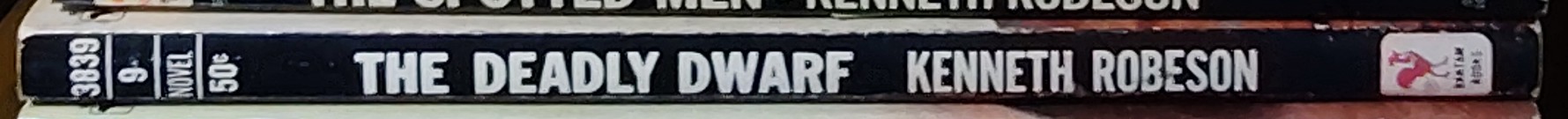 Kenneth Robeson  DOC SAVAGE: THE DEADLY DWARF spine of book image