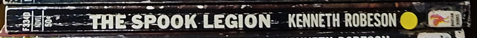 Kenneth Robeson  DOC SAVAGE: THE SPOOK LEGION spine of book image