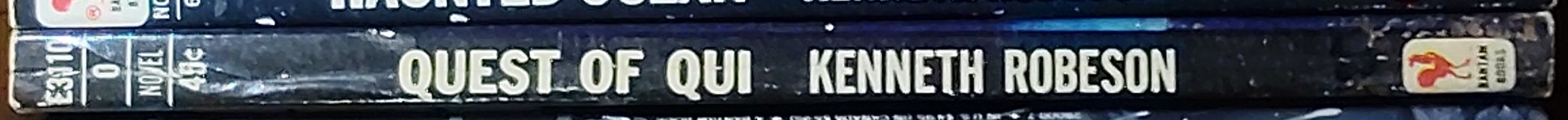 Kenneth Robeson  DOC SAVAGE: QUEST OF QUI spine of book image