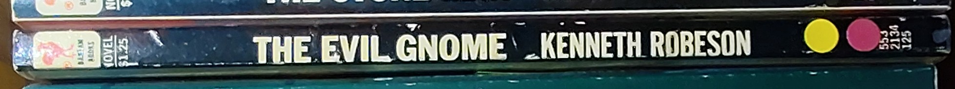 Kenneth Robeson  DOC SAVAGE: THE EVIL GNOME spine of book image