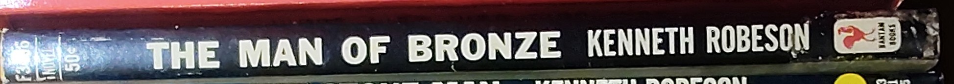 Kenneth Robeson  DOC SAVAGE: THE MAN OF BRONZE spine of book image