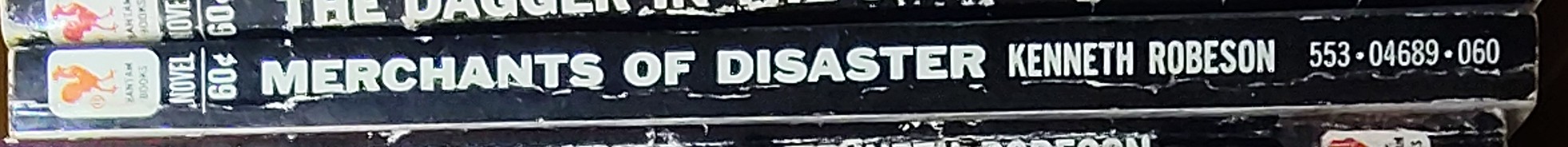 Kenneth Robeson  DOC SAVAGE: MERCHANTS OF DISASTER spine of book image