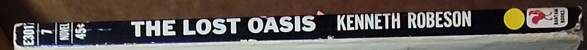 Kenneth Robeson  DOC SAVAGE: THE LOST OASIS spine of book image