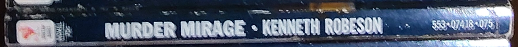 Kenneth Robeson  DOC SAVAGE: MURDER MIRAGE spine of book image