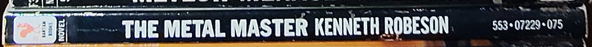 Kenneth Robeson  DOC SAVAGE: THE METAL MASTER spine of book image