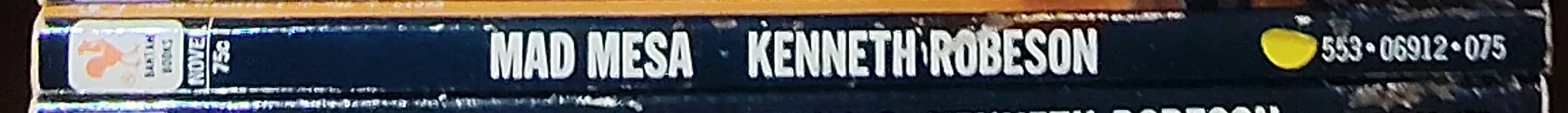 Kenneth Robeson  DOC SAVAGE: MAD MESA spine of book image